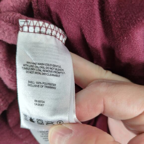 Columbia Virginia Tech Full Zip Fleece Jacket Men's L VT Burgundy Sportswear - Picture 6 of 10